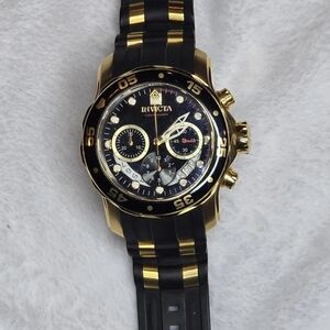 Invicta 48mm Pro Diver Scuba 21928 Chronograph Polyurethane Strap Watch